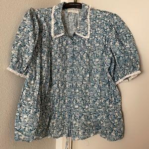 Gently worn Christy Dawn blouse Size Large